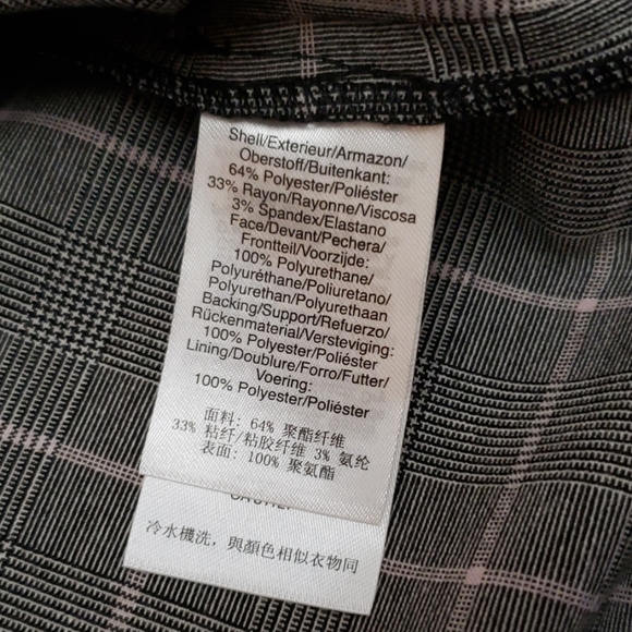 New withTags DKNY Garden Plaid Faux Leather - Picture 6 of 6